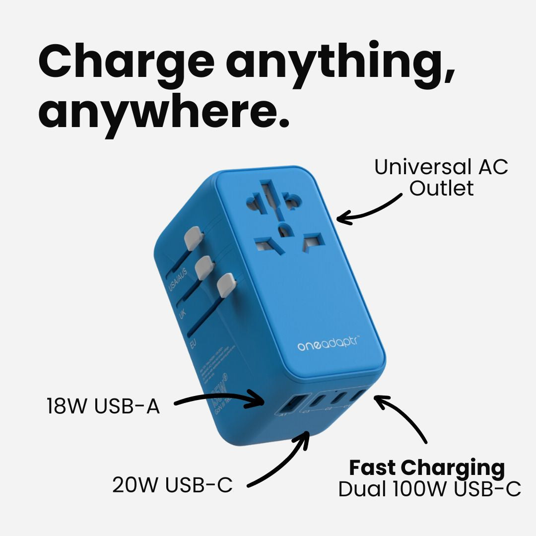 OneWorld 135W Universal Travel Adapter