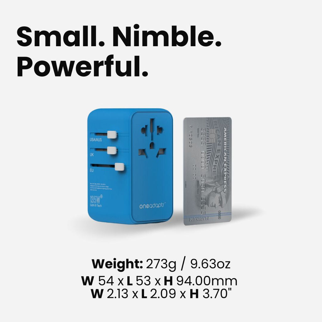 OneWorld 135W Universal Travel Adapter