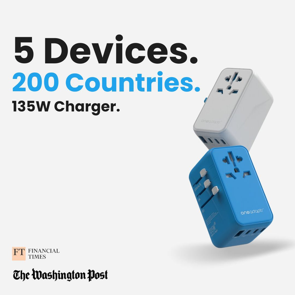 OneWorld 135W Universal Travel Adapter