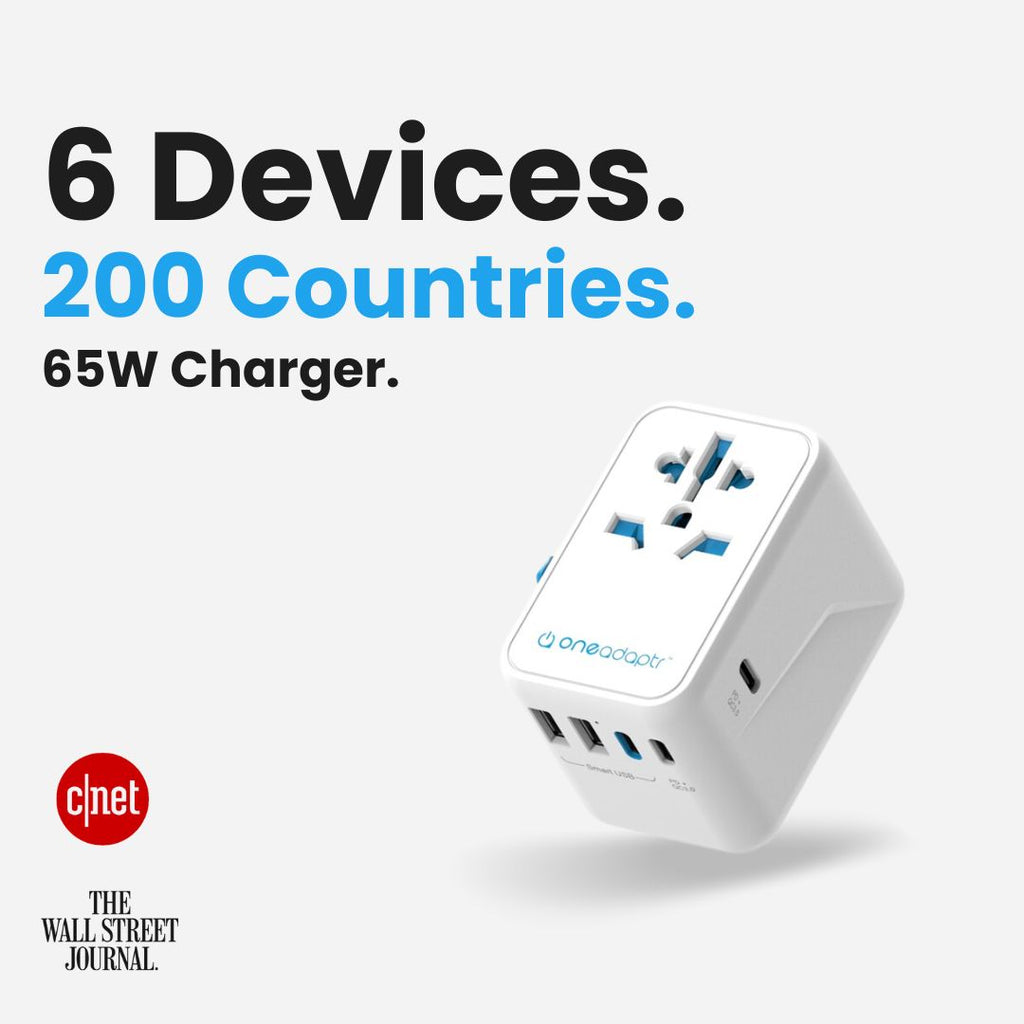 OneWorld 65W Universal Travel Adapter