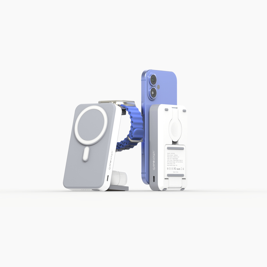5-in-1 MagSafe Wireless Charging Stand & Power Bank