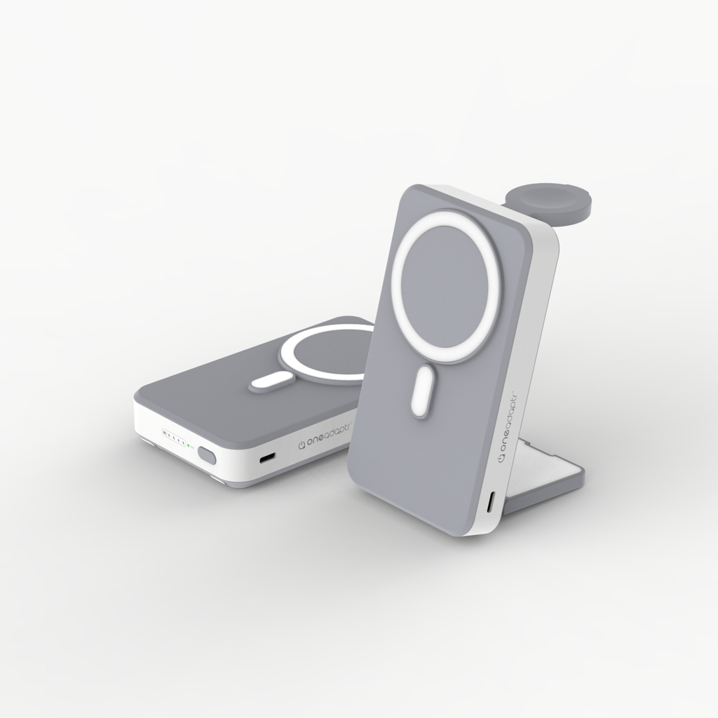 5-in-1 MagSafe Wireless Charging Stand & Power Bank