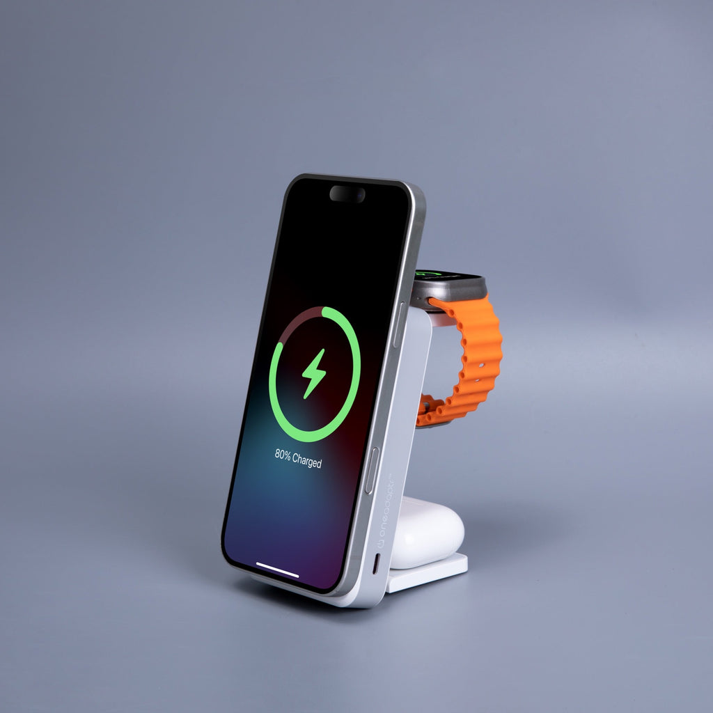 5-in-1 MagSafe Wireless Charging Stand & Power Bank
