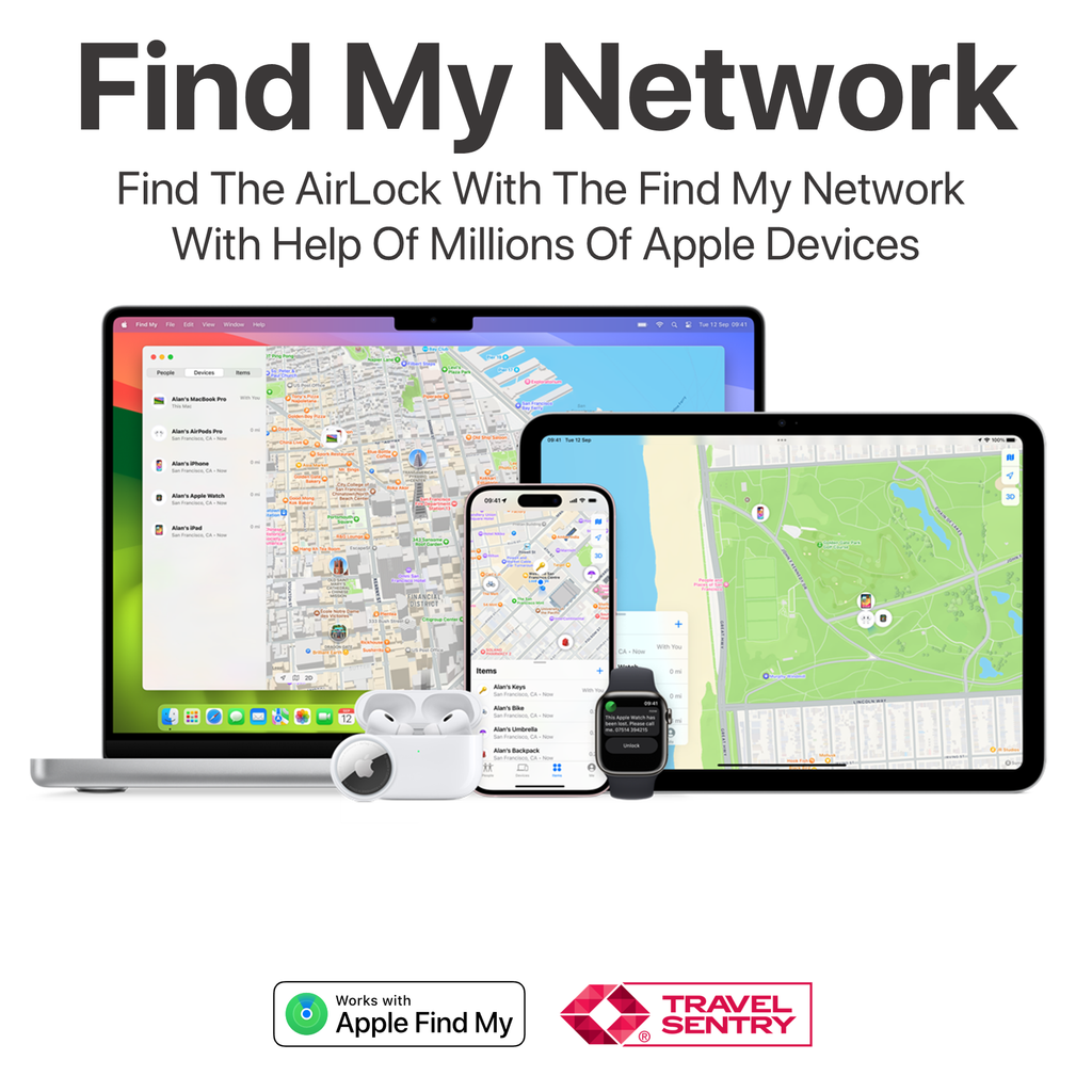 Apple Find My™ TSA-Approved Luggage Lock