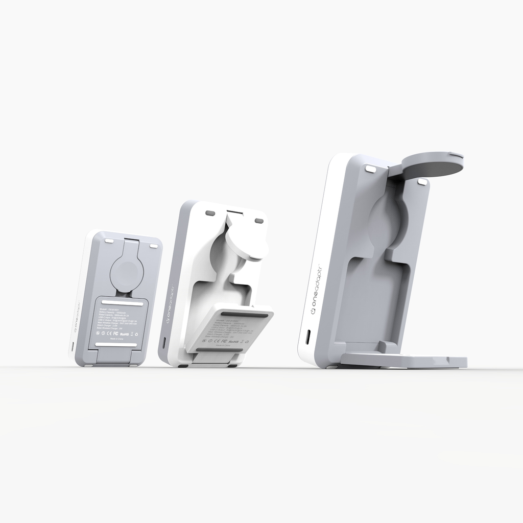 5-in-1 MagSafe Wireless Charging Stand & Power Bank